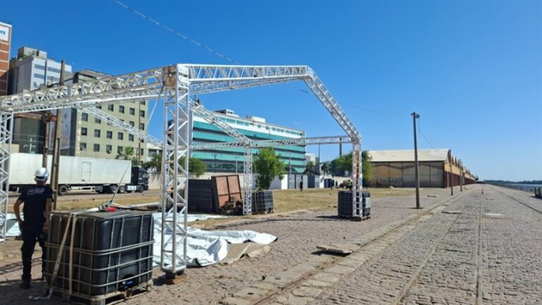 Cais Mauá passa por ajustes finais para receber o South Summit Brazil 2026